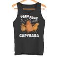 カピバラ好きファニーパラパラカピバラ タンクトップ