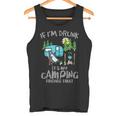 キャンプ 面白い キャンピング 楽しい キャンプファイヤー キャンピングカー 旅 タンクトップ