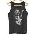 ギターを弾くハバニーズ犬 ロックミュージック 犬好き タンクトップ