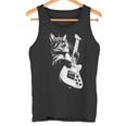 ギターを弾くロック猫 面白いギター猫 タンクトップ