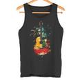 ギタープレーヤー ヤシの木 レゲエ 音楽 ギタリスト ミュージシャン 長袖tシャツ タンクトップ