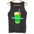 クリームソーダ・夏【 サマータイム 】メロンソーダ 緑 リゾート・夏 大好き 昭和 レトロ タンクトップ