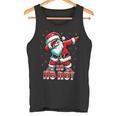 クールなサンタクロースダブダンシング クリスマス 面白いクリスマスダビング タンクトップ