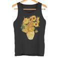 ゴッホ ひまわり 美的アート 鍬 絵画 グラフィック タンクトップ