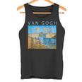 ゴッホ 面白いtシャツ アート アルルの跳ね橋 印象派 絵画 メンズ レディース 面白い 服 美術 油彩画 タンクトップ