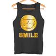 ゴールデン スマイル（フェイク ゴールド風）スマイリー フェイス ニコニコ 笑顔 サングラス 面白い 色 タンクトップ
