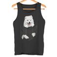 サモエド犬愛好家のためのポケットの中の面白いサモエド タンクトップ