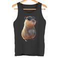 サングラスをかけたカピバラ Be Capy カピバラ げっ歯類 Capybara タンクトップ