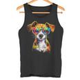 サングラスをかけたジャック・ラッセル・テリア ジャック・ラッセル愛好家 タンクトップ