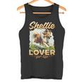 シェットランド・シープドッグ・ドッグ・シェルティー-シェルティ・ラヴァー・フォー・ライフ タンクトップ