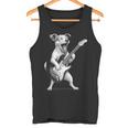 ジャック・ラッセル・テリア ギターを弾く ロックミュージック 犬好き タンクトップ