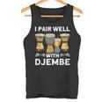 ジャンベ・マンディンカと相性がいいアフリカンミュージックジャンベ タンクトップ