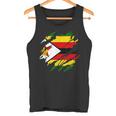 ジンバブエの旗ジンバブエ タンクトップ