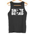 スケートボーダーへのギフト スケートボード シルエット タンクトップ