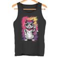 ストリートスタイル 猫 グラフィティ アート ストリートアート タンクトップ