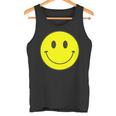 スマイル フェイス 笑顔（ベーシック）【スマイリー】ニコニコ 絵文字 黄色 ポップ かわいい イラスト タンクトップ