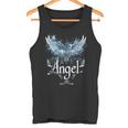 セラフィンの翼で昇天する天使のデザイン タンクトップ