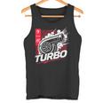ターボターボチャージャー 日本語レタリング 日本スタイル タンクトップ