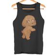 トイプードル 犬 かわいい いぬ 子犬 ペット おもしろ 動物 イラスト タンクトップ