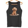 トイプードル 犬種 ペット かわいいグラフィック タンクトップ