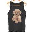 トイプードル犬、品種、ミニプードル子犬 タンクトップ