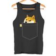 ドージコインシャツフェイクポケットシャツドージコイントゥザムーン タンクトップ