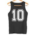 ナンバー10 誕生日ギフト スポーツ選手 チーム番号入りジャージ タンクトップ