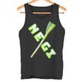 ネギ Negi【The 野菜】葱【変なtシャツ屋さん】面白いポップ デザイン タンクトップ