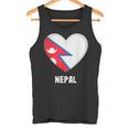 ネパール国旗シャツ タンクトップ