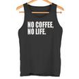 ノー・コーヒー・ノー・ライフ タンクトップ