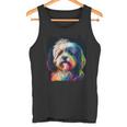 ハバニーズのアートワークを使用したハバニーズドッグオーナーデザイン。 タンクトップ