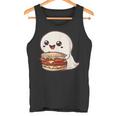 ハンバーガーとかわいいおばけ タンクトップ