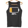 バッテリー25 残り25 バッテリーtシャツバッテリー低 タンクトップ
