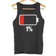 バッテリー残り1バッテリーデッドtシャツバッテリー低下 タンクトップ