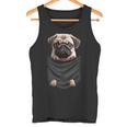 パグ 面白いtシャツ イヌ ポケット わんこ メンズ 犬好き グッズ かわいい おもしろ 面白い 服 ネタ タンクトップ