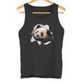 パンダ 面白いtシャツ メンズ 動物 グッズ おもしろ 面白い 服 ネタ 動物 珍獣 熊猫 タンクトップ