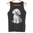 ビションフリーゼ 犬 モチーフ ペット イラスト ビションフリーゼ タンクトップ