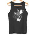 ピアノ 猫 タンクトップ