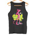 ピンクパンサー クールな猫 グラフィティ チョークアート タンクトップ