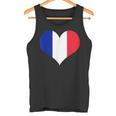 フランス国旗ラブハートフランス国旗 タンクトップ