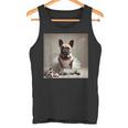 フレンチブルドッグシャツ バレリーナ バレエ愛好家 ダンサー フレンチー タンクトップ