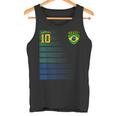 ブラジル サッカーファン ジャージ ブラジル国旗 フットボール愛好家 タンクトップ