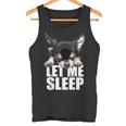 ブラック&タン チワワ Let Meleep Dog Chiwawa Lover タンクトップ