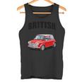 ブリティッシュクラシックカー レッド ミニスポーツカー タンクトップ