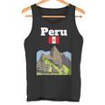 ペルー お土産 インカ マチュピチュ ペルー国旗 アンデス山脈 タンクトップ