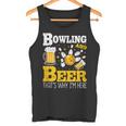 ボウリングビール だからここにいるボウラー タンクトップ