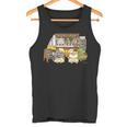ボンレス犬とボンレス猫 キッチンカー ダークカラー タンクトップ