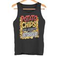 ポテトチップスは常に答えです スナック愛好家 ポテトチップス タンクトップ