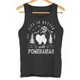 ポメラニアンライフベターママパパ犬 タンクトップ