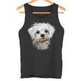 マルチーズ小型マルチーズ犬犬大好き甘いマルチーズ タンクトップ
